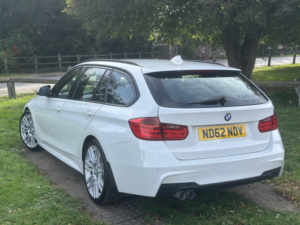 2012 BMW 3 Series 2.0 320d M Sport Touring in White — image 3