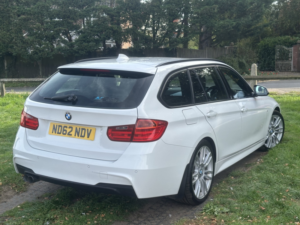 2012 BMW 3 Series 2.0 320d M Sport Touring in White — image 4