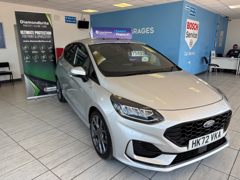 2022 Ford Fiesta 1.0 Fiesta St-Line 5 Door 1.0l Ecoboost 125ps Mhev Fwd 7-Speed Powershift in Silver — image 1