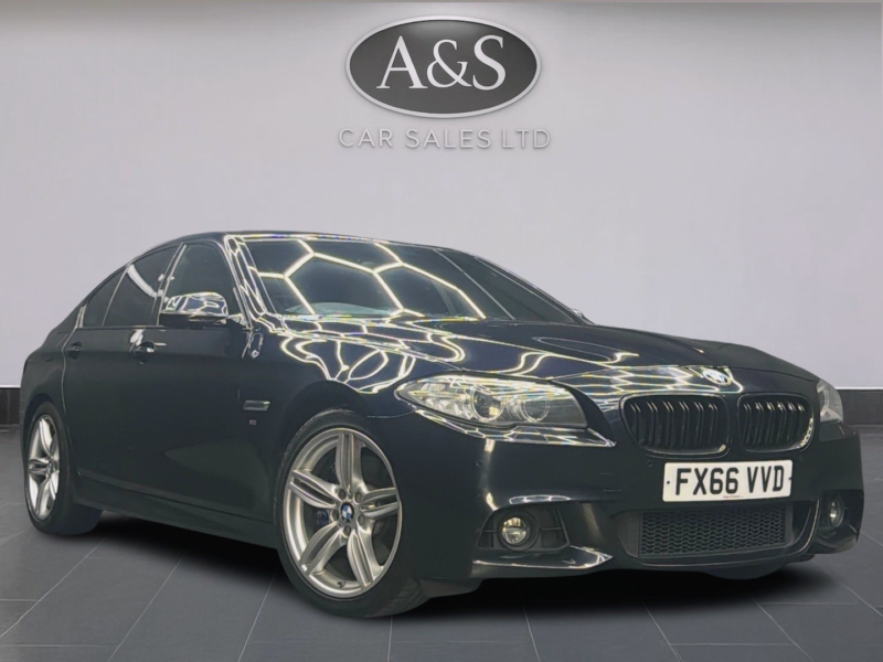 2016 BMW 5 Series 3.0 535d M Sport Saloon in Black — image 1