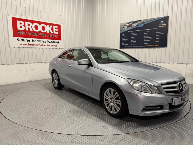 2013 Mercedes-Benz E Class 3.0 E350 Cdi V6 Blueefficiency Se G-Tronic Euro 5 2dr in Silver — image 1