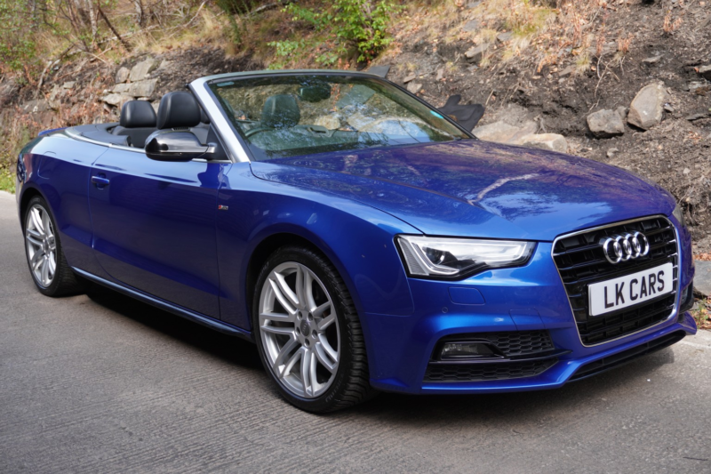 2015 Audi A5 Cabriolet 2.0 Tfsi S Line Special Edition Plus in Blue — image 1