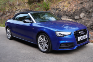 2015 Audi A5 Cabriolet 2.0 Tfsi S Line Special Edition Plus in Blue — image 3