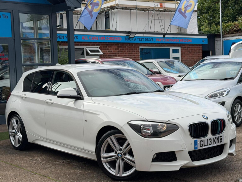 2013 BMW 1 Series 2.0 116d M Sport Euro 5 (s/s) 5dr in White — image 1