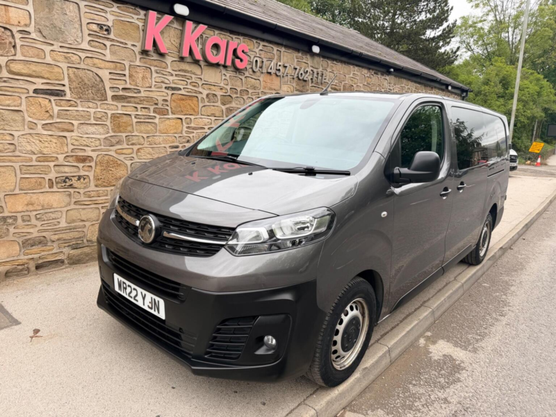 2022 Vauxhall Vivaro 2.0 Turbo D 3100 Dynamic Crew Van L2 H1 Euro 6 (s/s) 6dr in Grey — image 1
