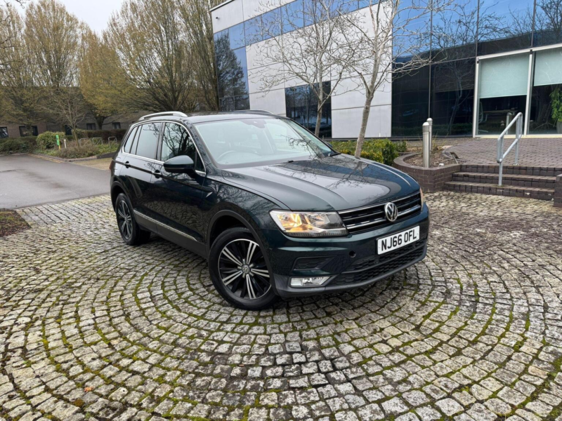 2016 Volkswagen Tiguan 2.0 Tdi Bluemotion Tech Se Navigation 4motion Euro 6 (s/s) 5dr in Green — image 1