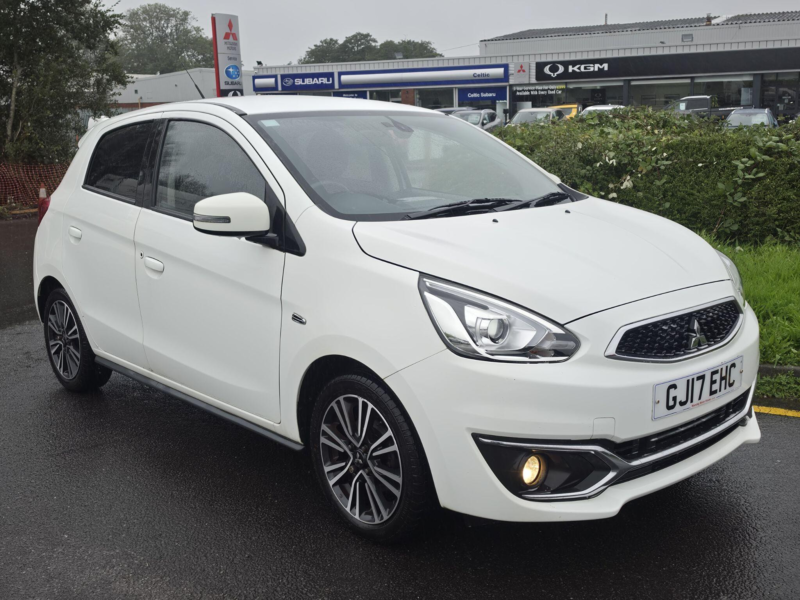 2017 Mitsubishi Mirage 1.2 Juro CVT Euro 6 (s/s) 5dr in White — image 1