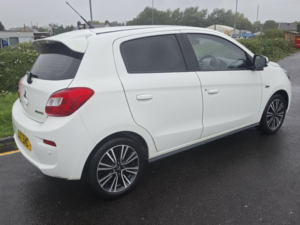 2017 Mitsubishi Mirage 1.2 Juro CVT Euro 6 (s/s) 5dr in White — image 2