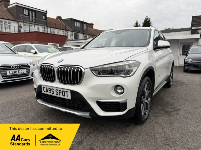 2018 BMW X1 2.0i X Drive Xline Leather Seats Verified Miles Fresh Import Finance Avb in White — image 1