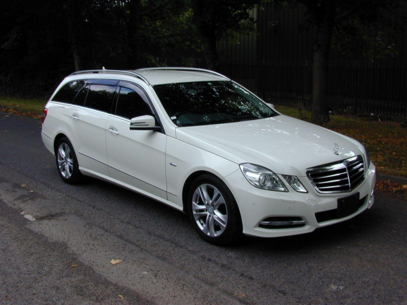 2012 Mercedes-Benz E Class Ref 8470 - Sold Confirmed Order - Mercedes W212 E350 Avantgarde Blue Tec V6 Diesel Est - Ex Japan in White — image 1