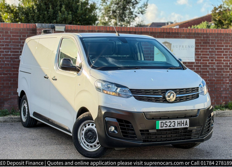 2023 Vauxhall Vivaro 3100 75kwh Dynamic Panel Van 6dr Electric Auto L1 H1 (7.4kw Charger) (136 Ps) in White — image 1