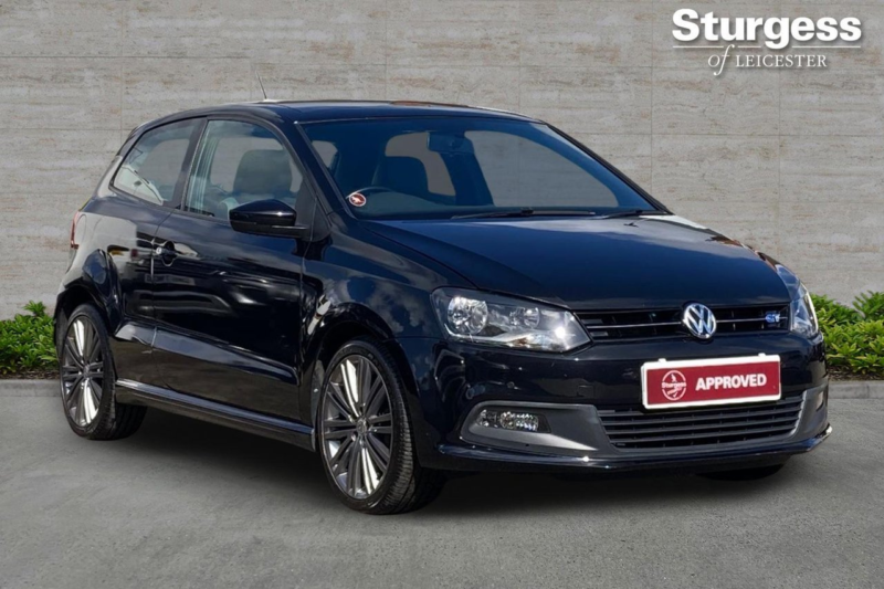 2017 Volkswagen Polo 1.4 Tsi Bluemotion Tech Act Bluegt DSG Euro 6 (s/s) 3dr in Black — image 1