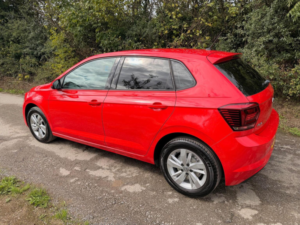 2019 Volkswagen Polo 1.0 Tsi Se Euro 6 (s/s) 5dr in Red — image 4