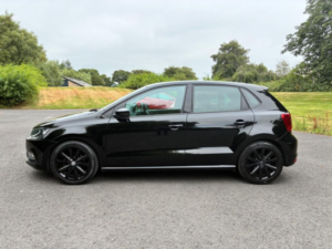 2017 Volkswagen Polo 1.2 Tsi Match Edition Hatchback 5dr Petrol Manual Euro 6 (s/s) (90 Ps) in Black — image 2