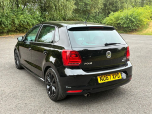 2017 Volkswagen Polo 1.2 Tsi Match Edition Hatchback 5dr Petrol Manual Euro 6 (s/s) (90 Ps) in Black — image 5