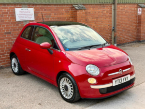 2013 Fiat 500 1.2 Lounge Euro 4 3dr in Red — image 2