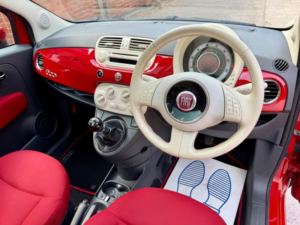 2013 Fiat 500 1.2 Lounge Euro 4 3dr in Red — image 4