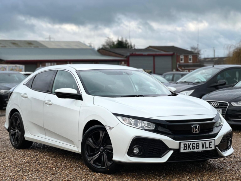 2018 Honda Civic 1.0 Vtec Turbo Sr Euro 6 (s/s) 5dr in White — image 1