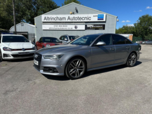 2015 Audi A6 Saloon 3.0 Tdi V6 Black Edition S Tronic Quattro Euro 6 (s/s) 4dr in Grey — image 4