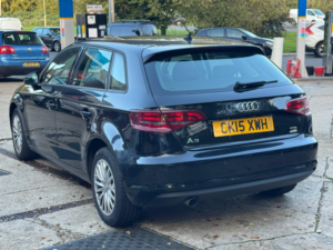 2015 Audi A3 1.6 Tdi Se Technik Sportback Euro 6 (s/s) 5dr in Black — image 3