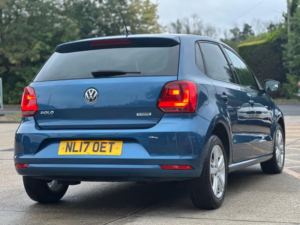 2017 Volkswagen Polo 1.0 Bluemotion Tech Match Edition Euro 6 (s/s) 5dr in Blue — image 3