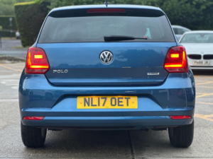 2017 Volkswagen Polo 1.0 Bluemotion Tech Match Edition Euro 6 (s/s) 5dr in Blue — image 4