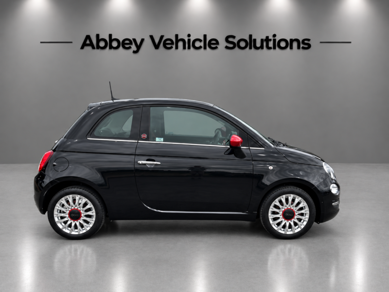 2022 Fiat 500 1.0 Mhev Red Hatchback 3dr Petrol Manual Euro 6 (s/s) (70 Bhp) in Black — image 1