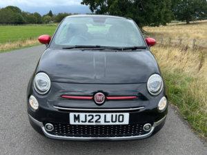 2022 Fiat 500 1.0 Mhev Red Hatchback 3dr Petrol Manual Euro 6 (s/s) (70 Bhp) in Black — image 4