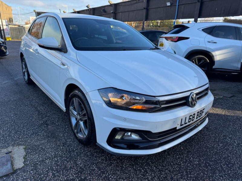 2018 Volkswagen Polo 1.0 Tsi R-Line DSG Euro 6 (s/s) 5dr in White — image 1