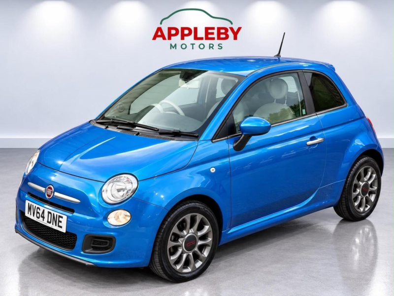 2014 Fiat 500 0.9 Twinair S Euro 6 (s/s) 3dr in Blue — image 1