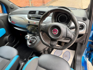 2014 Fiat 500 0.9 Twinair S Euro 6 (s/s) 3dr in Blue — image 4