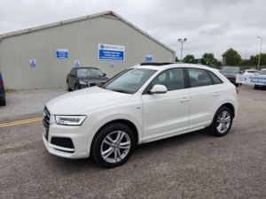 2017 Audi Q3 1.4 Tfsi Cod S Line Edition Euro 6 (s/s) 5dr in White — image 3