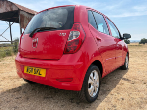 2011 Hyundai I10 1.2 Active Auto Euro 5 5dr in Red — image 6