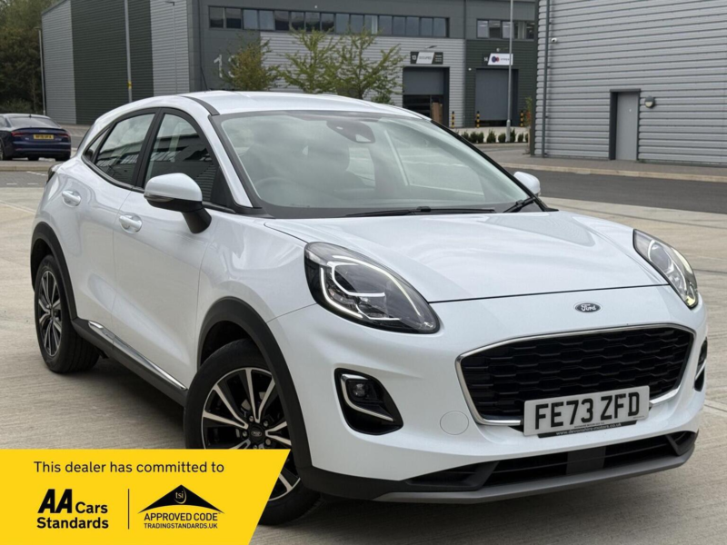 2023 Ford Puma 1.0t Ecoboost Mhev Titanium Dct Euro 6 (s/s) 5dr in White — image 1