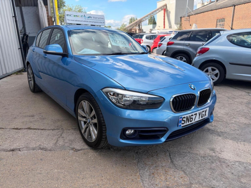 2017 BMW 1 Series 1.5 118i Sport Auto Euro 6 (s/s) 5dr in Blue — image 1