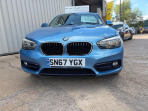 2017 BMW 1 Series 1.5 118i Sport Auto Euro 6 (s/s) 5dr in Blue — image 2