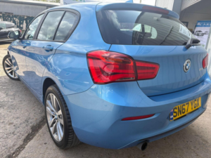 2017 BMW 1 Series 1.5 118i Sport Auto Euro 6 (s/s) 5dr in Blue — image 4