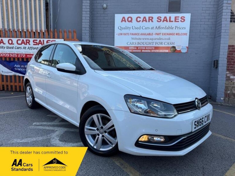 2016 Volkswagen Polo 1.2 Tsi Bluemotion Tech Match Euro 6 (s/s) 5dr in White — image 1