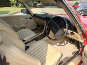 1988 Mercedes-Benz Sl 300 Sl Convertible in Red — image 3
