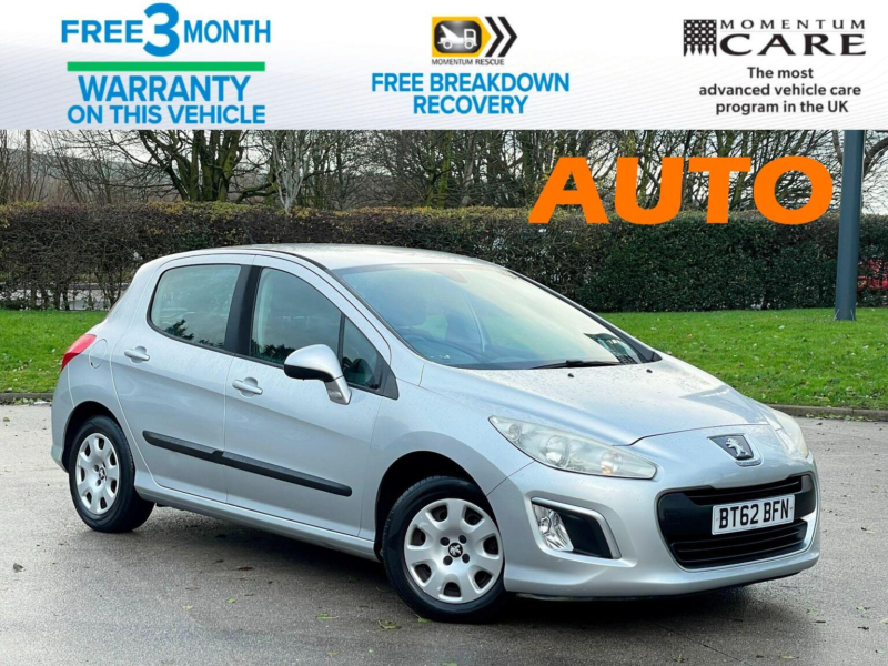 2012 Peugeot 308 1.6 E-Hdi Active Egc Euro 5 (s/s) 5dr in Silver — image 1