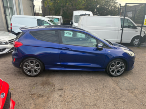 2018 Ford Fiesta 1.0t Ecoboost St-Line Hatchback 3dr Petrol Manual Euro 6 (s/s) (125 Ps) in Blue — image 2