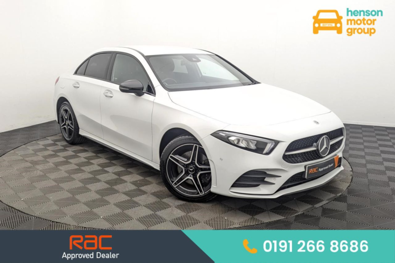 2022 Mercedes-Benz A Class 1.3 A250e 15.6kwh Amg Line Edition (premium) Saloon 4dr Petrol Plug-In Hybrid 8g-Dct Euro 6 (s/s) (218 Ps) in White — image 1