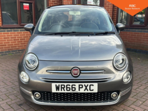 2016 Fiat 500 1.2 Lounge Euro 6 (s/s) 3dr in Grey — image 3