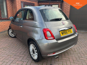 2016 Fiat 500 1.2 Lounge Euro 6 (s/s) 3dr in Grey — image 4
