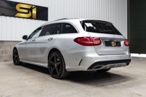 2018 Mercedes-Benz C Class 2.1 C220d Amg Line (premium Plus) G-Tronic+ 4matic Euro 6 (s/s) 5dr in Silver — image 4