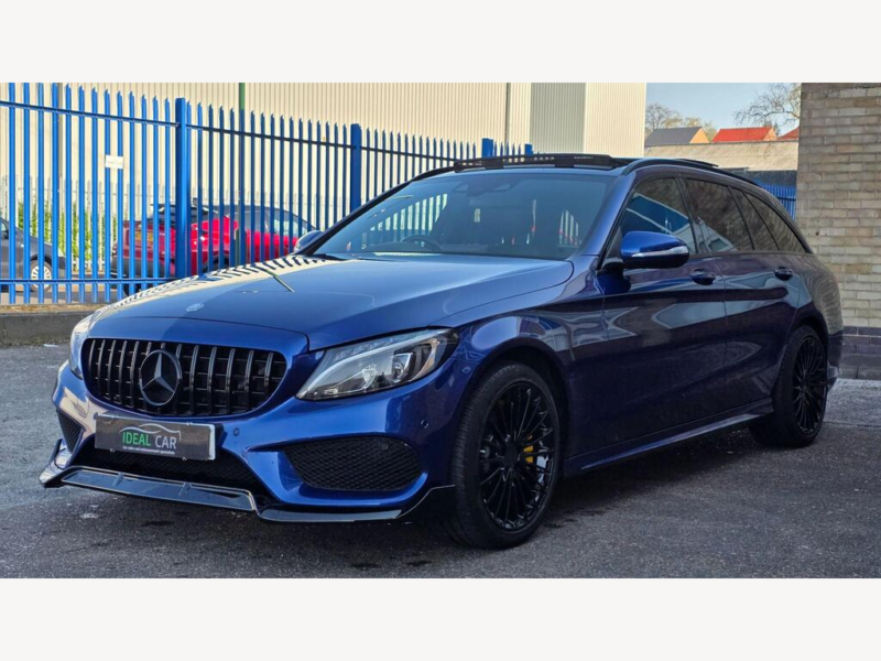 2014 Mercedes-Benz C Class 2.1 C250 Bluetec Amg Line G-Tronic+ Euro 6 (s/s) 5dr in Blue — image 1