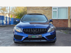 2014 Mercedes-Benz C Class 2.1 C250 Bluetec Amg Line G-Tronic+ Euro 6 (s/s) 5dr in Blue — image 3