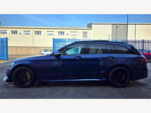 2014 Mercedes-Benz C Class 2.1 C250 Bluetec Amg Line G-Tronic+ Euro 6 (s/s) 5dr in Blue — image 4