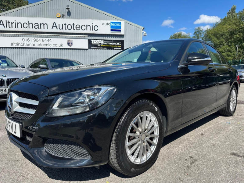 2015 Mercedes-Benz C Class 2.0 C200 Se (executive) G-Tronic+ Euro 6 (s/s) 4dr in Black — image 1