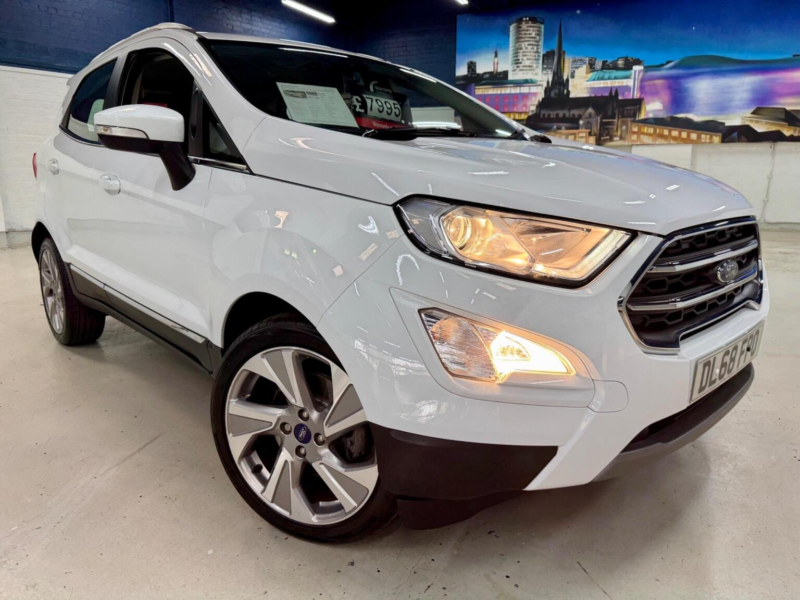 2019 Ford Ecosport 1.0t Ecoboost Titanium Euro 6 (s/s) 5dr in White — image 1